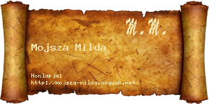 Mojsza Milda névjegykártya